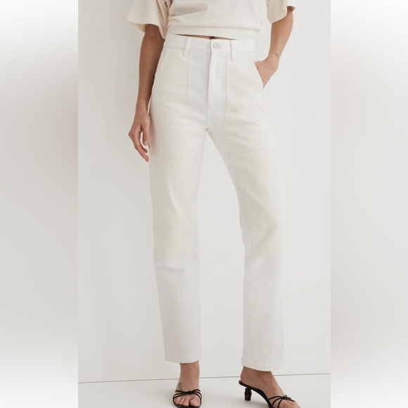 Madewell The 90s Straight Jean Two-Tone Workwear Edition Carpenter / 28 - Picture 3 of 15